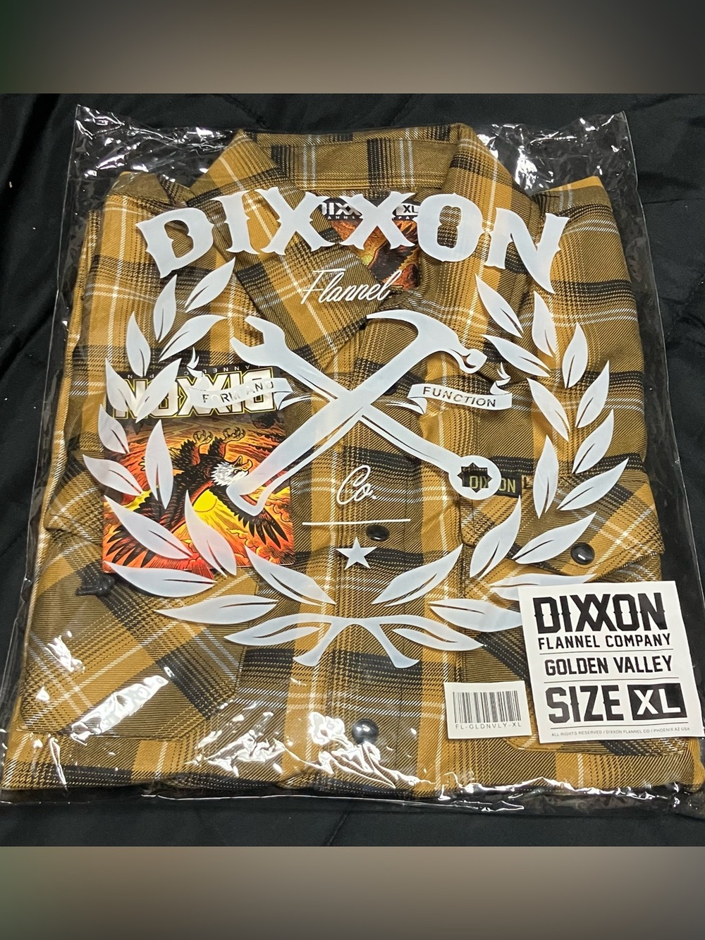 New DIXXON The Golden Valley Flannel Mens XL BNIB